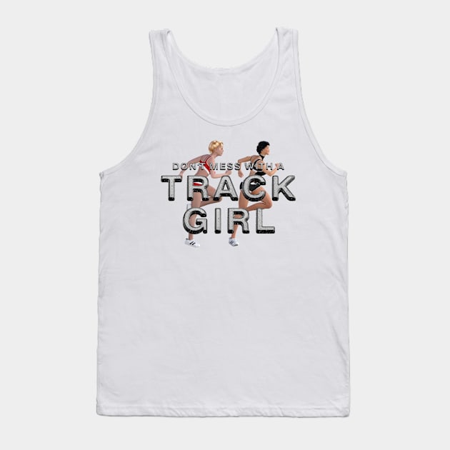 Track Girl Tank Top by teepossible